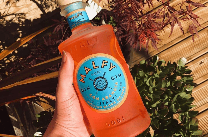 GIN MALFY G.Q.D.I. CON ARANCIA BLOOD ORANGE 0,7L